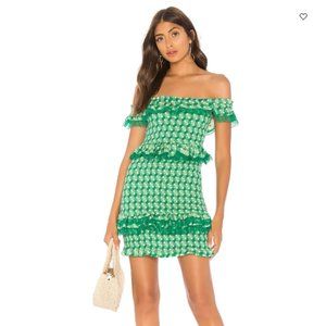 Tularosa Teri Dress, Kelly Green, Size S